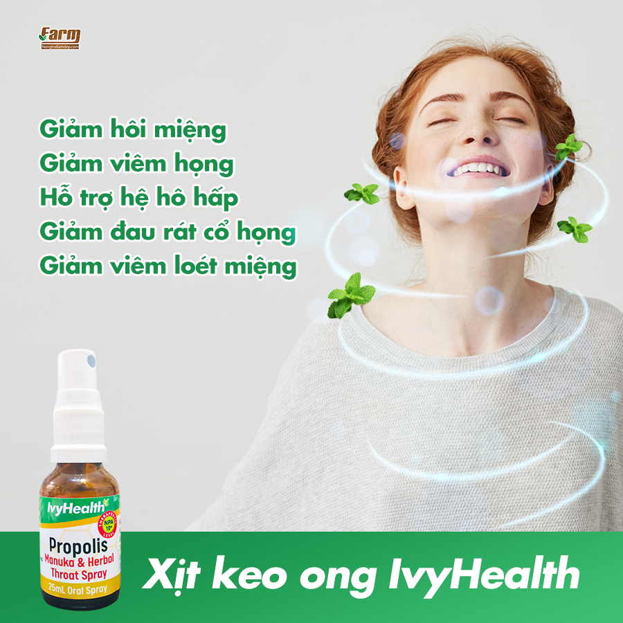 Xịt keo ong Ivy Healthy