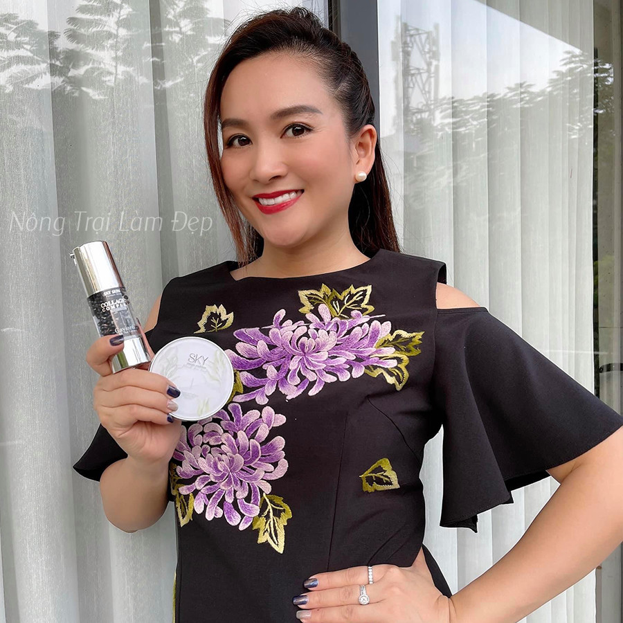 mặt nạ pha lê trứng cá tầm sky 5