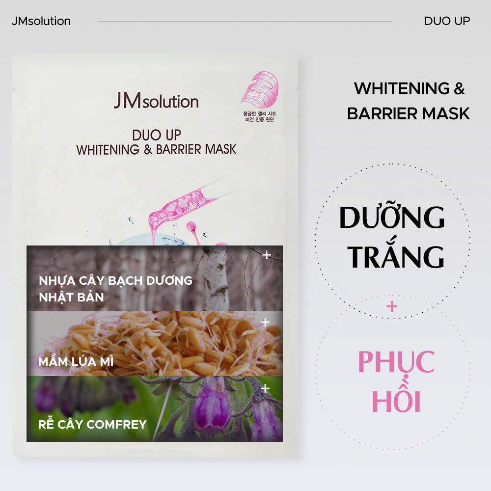Mặt Nạ Dưỡng Trắng Da JMsolution Duo Up 30ml
