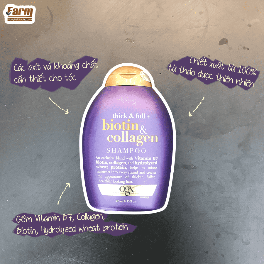 Dầu Gội Biotin & Collagen 