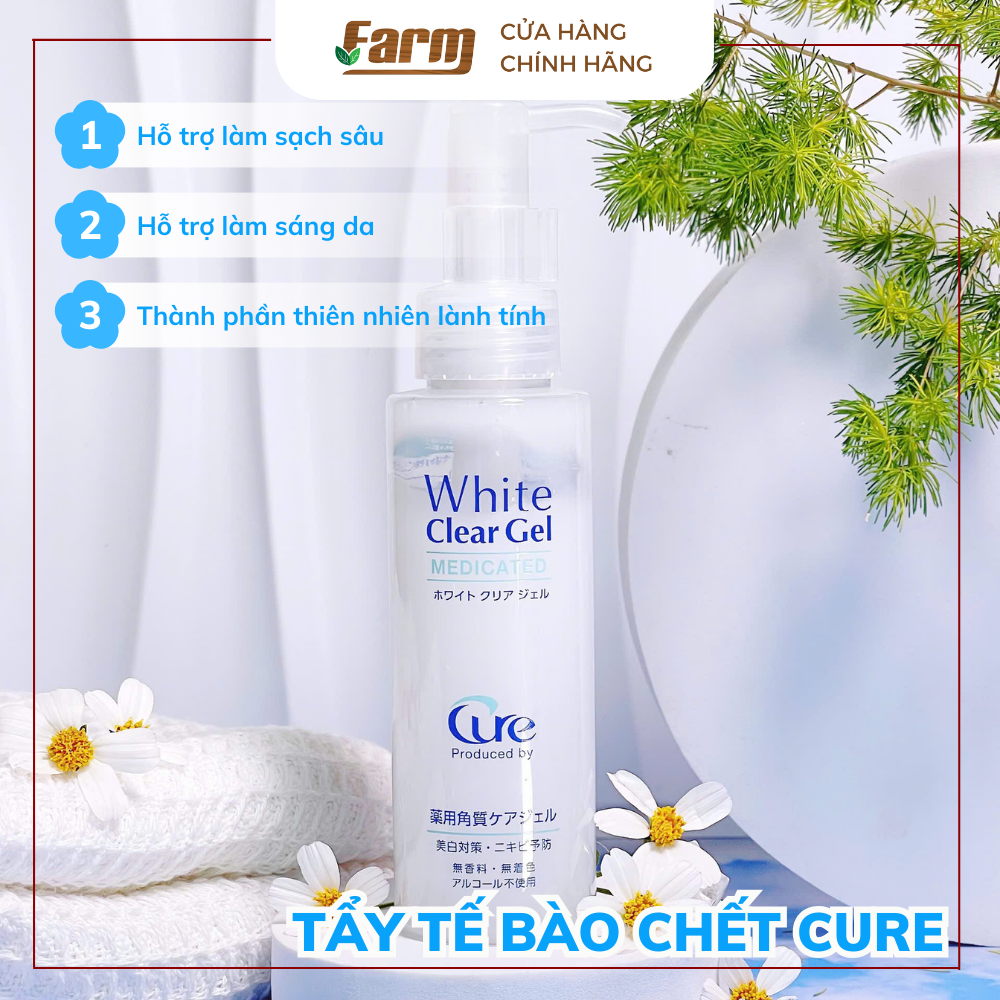 Tẩy Tế Bào Chết White Clear Gel Cure 100g