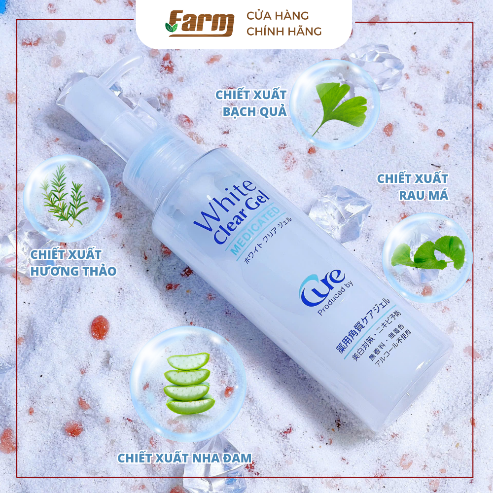 Tẩy Tế Bào Chết White Clear Gel Cure 100g