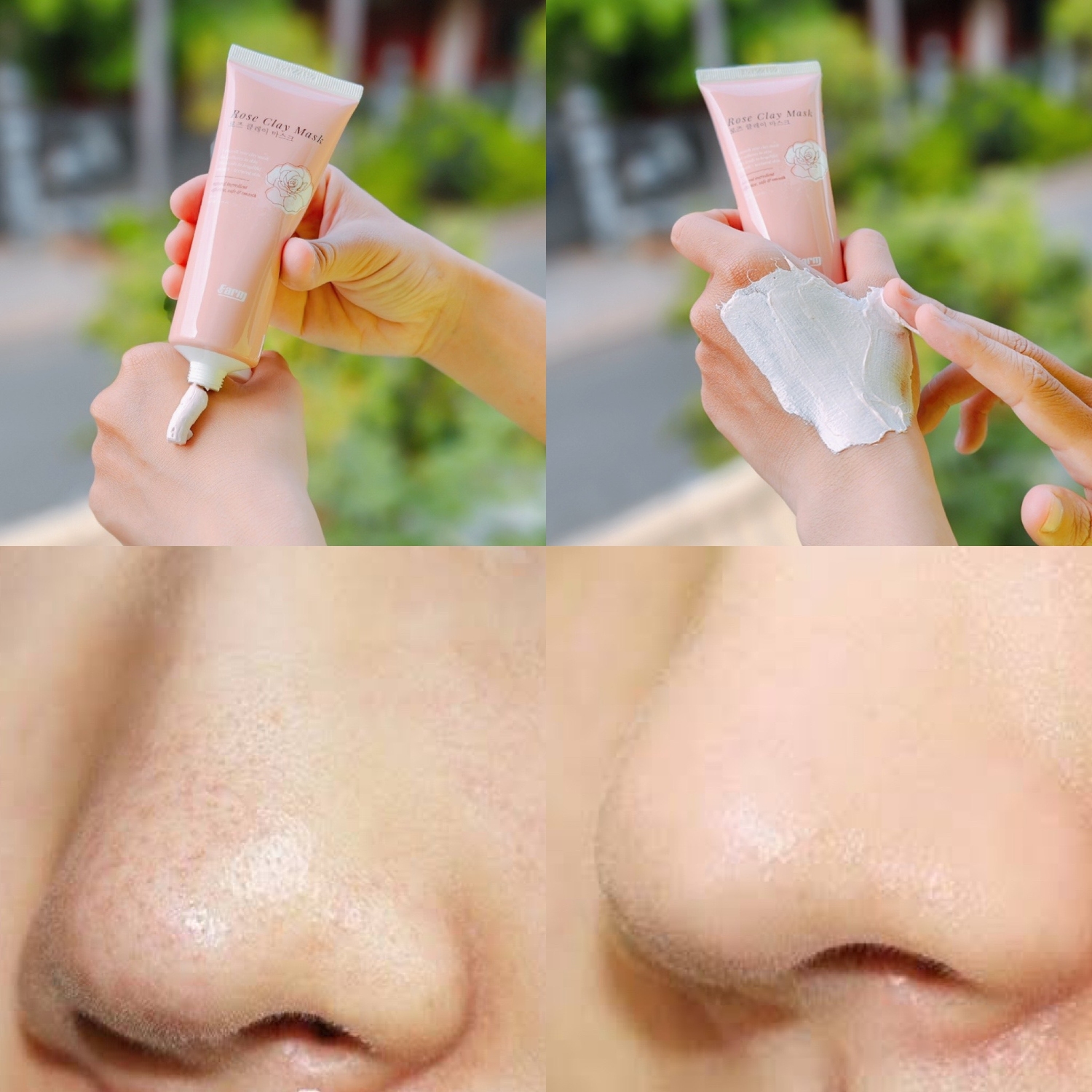Mặt Nạ Đất Sét Hoa Hồng 70g