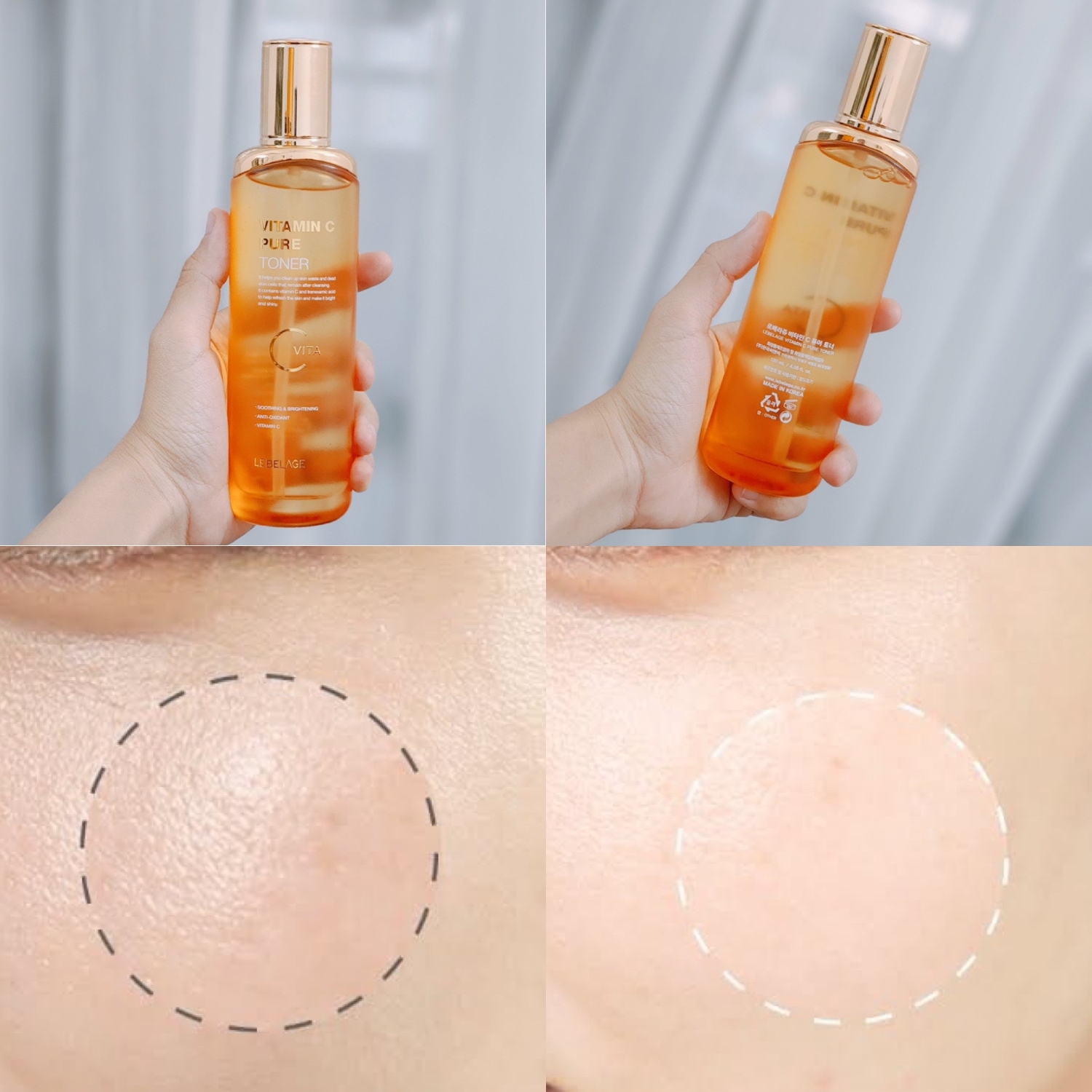Nước Hoa Hồng Sáng Da Lebelage Vitamin C Pure Toner 120ml