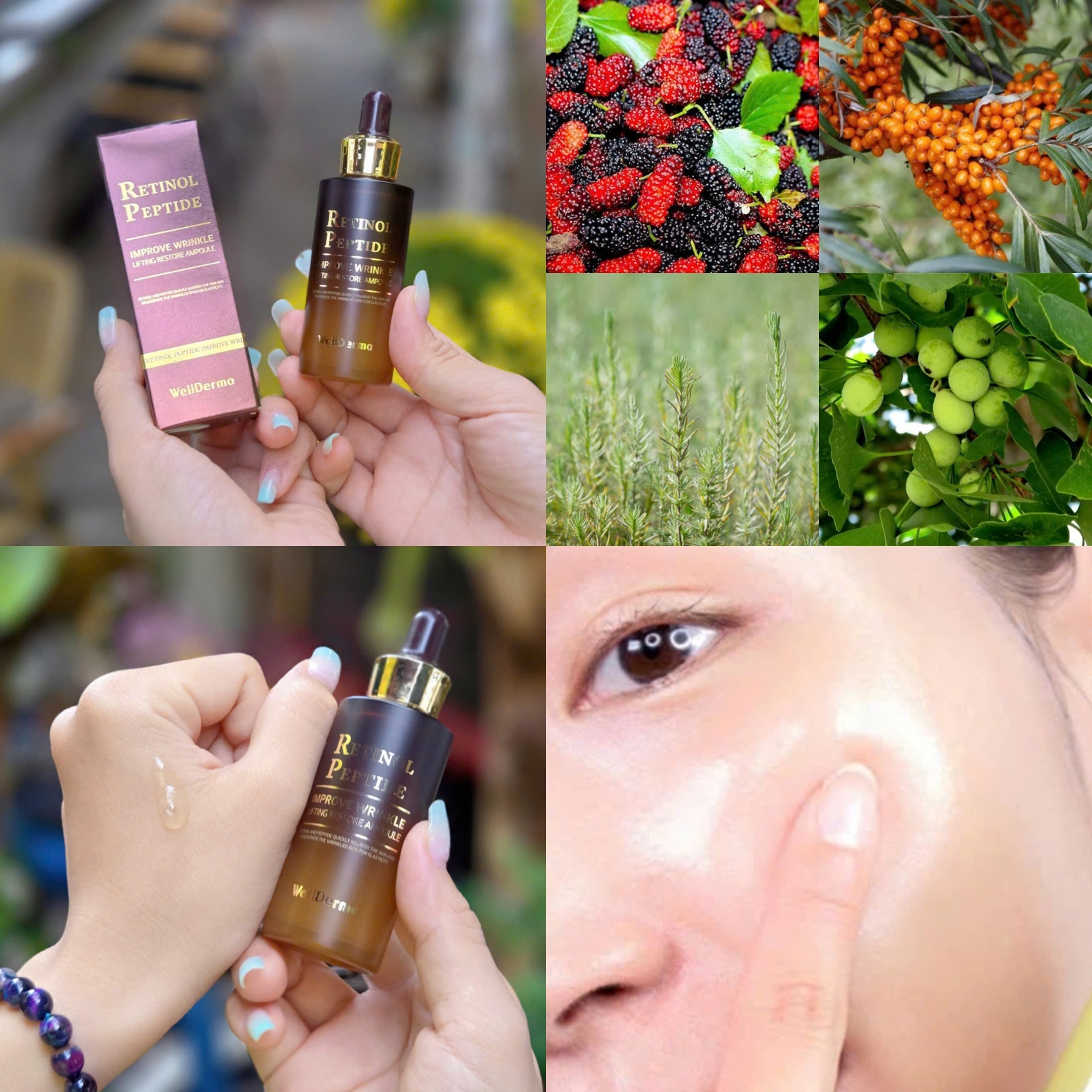 Serum Retinol Peptide Nâng Cơ Mặt Wellderma 30ml