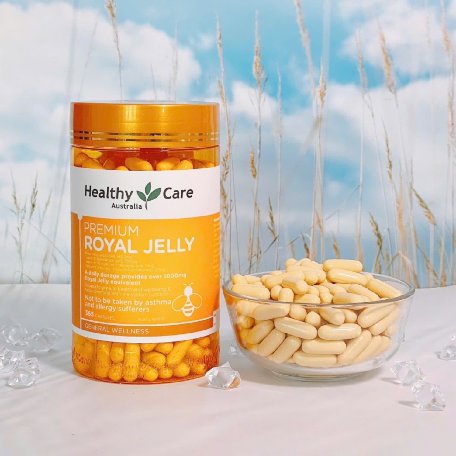 Viên Uống Sữa Ong Chúa Tươi Healthy Care 1000mg 365 Viên