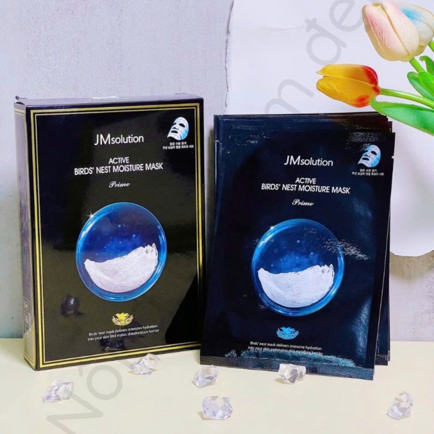Mặt Nạ Tổ Yến Dưỡng Ẩm Da JM Solution